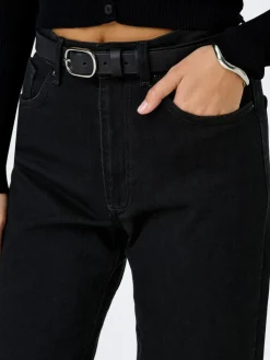 Juicy Højtaljede Jeans, Black Denim, W29/L32