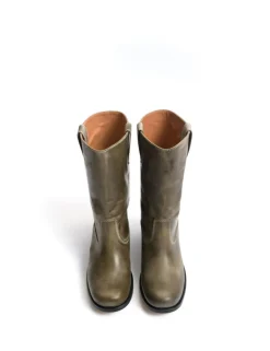 Julia Gaucho Escovado Støvler, Army Green, 39