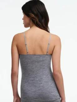 Juliana Chemise Top, Heather Grey, 44