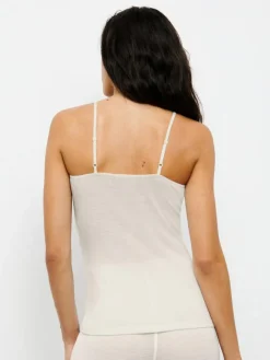 Juliana Chemise Top, Ivory, 38