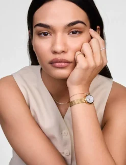 Juliette Braided ADW00100882 Dameur, Gold Plated, 23 mm