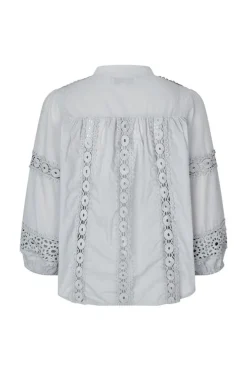 JuneLL Skjorte, Dusty Blue, S