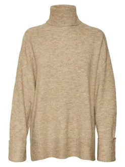 Jupiter Striktrøje, Silver Mink, XL