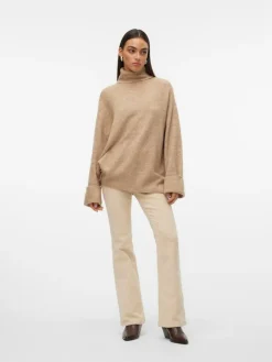 Jupiter Striktrøje, Silver Mink, XL