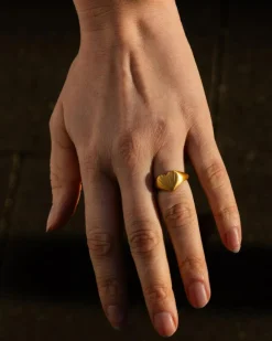 Just Love Ring, Gold Plated, 54