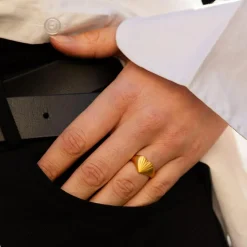 Just Love Ring, Gold Plated, 54