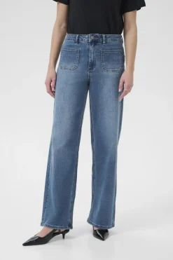 KAbrook Jeans, Medium Blue Denim, W32/L32