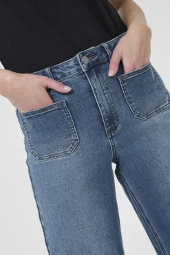 KAbrook Jeans, Medium Blue Denim, W32/L32