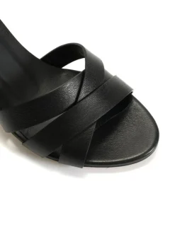 Kaia Højhælede Sandaler, Black, 41