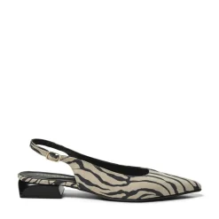 Kala Slingback Ballerinasko, Zebra Satin, 39
