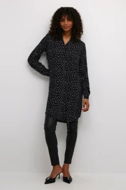KAmarana Kjole, Black/Chalk Dots, 44