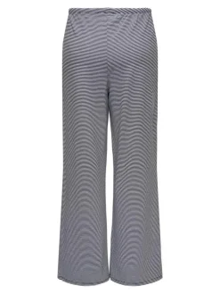 Karen Wide Bukser, White/Black, M