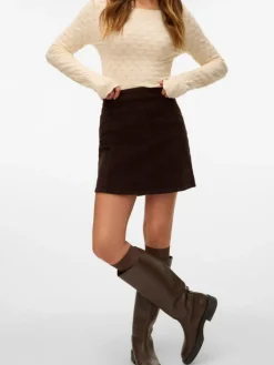 Kata Corduroy Nederdel, Chocolate Torte, L