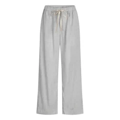 Katrine Pyjamasbukser, Light Grey Melange, XL