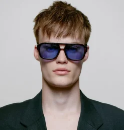 Kaya Solbriller, Demi Tortoise (Blue Lens)