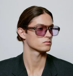 Kaya Solbriller, Grey Transparent