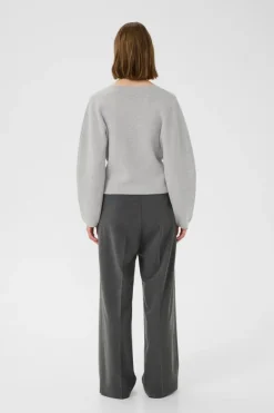 KayllaIW Cardigan, Granite Melange, XL