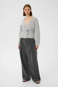 KayllaIW Cardigan, Granite Melange, XL