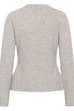 KBEtta Cardigan, Light Grey Melange, XXL