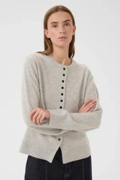 KBEtta Cardigan, Light Grey Melange, XXL