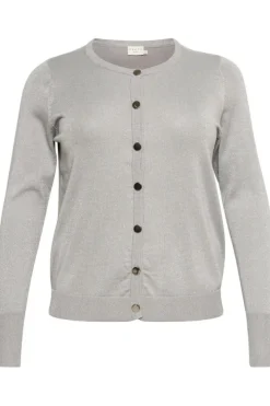 KCregitta Cardigan, Grey Silver Metallic, S