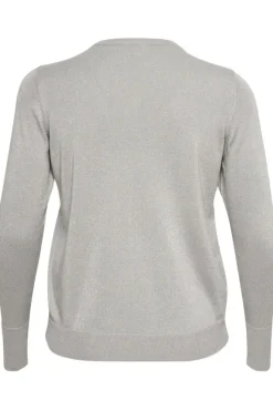 KCregitta Cardigan, Grey Silver Metallic, S