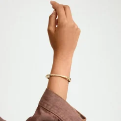 Kira Armring, Gold Plated, 17,5 cm