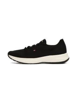 Knit Runner Sneakers, Black, 39