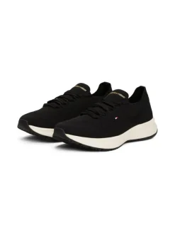 Knit Runner Sneakers, Black, 39