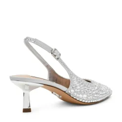 Korra-R Højhælede Sko, Silver Stone, 42