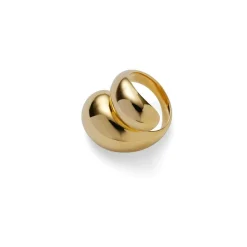 La Pausa Ring, Gold Plated, 55