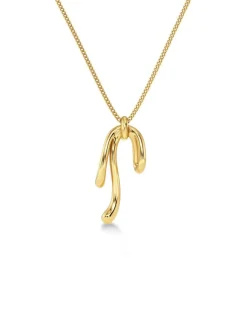 Lace Halskæde, Gold Plated, 42-45 cm