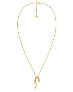 Lace Halskæde, Gold Plated, 42-45 cm