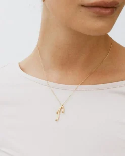 Lace Halskæde, Gold Plated, 42-45 cm