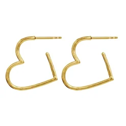 Laia Medi Øreringe, Gold Plated