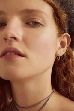 Laia Petite Øreringe, Gold Plated