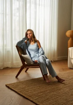 Langærmet Natskjorte, Blue, XL