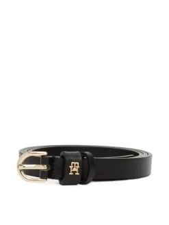 Læder Bælte, Black, 85 cm