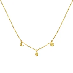 Lea Halskæde, Gold Plated, 42+3 cm