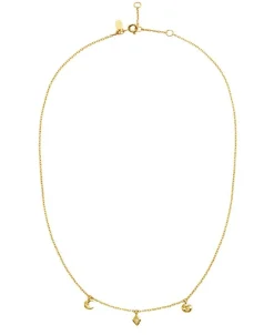 Lea Halskæde, Gold Plated, 42+3 cm