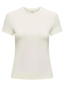 Lea Kortærmet T-shirt, Cloud Dancer, L