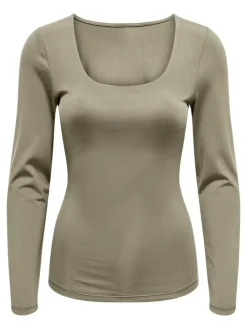 Lea Langærmet T-shirt, Spray Green, M