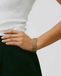 Lee Armbånd, Gold, 18 cm