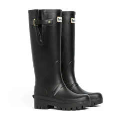 Leighton Tall Welly Gummistøvler, Black, 41