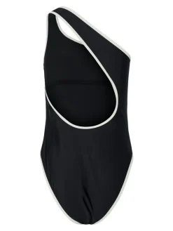 Leja Open Back Badedragt, Cloud Dancer Black, XS