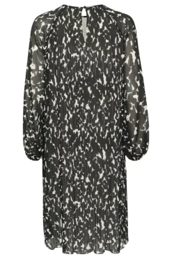 LendraIW Kjole, Graphic Plisse Strokes, 36