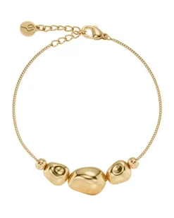 Leora Armbånd, Gold Plated, 15,5-18,5 cm