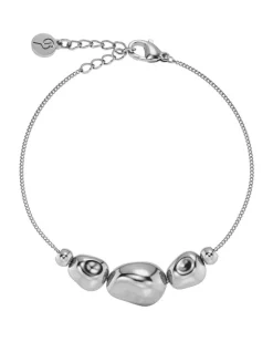 Leora Armbånd, Steel, 15,5-18,5 cm