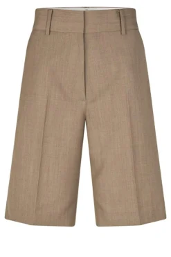 Levelup Tailored Shorts, Mid Brown Melange, M