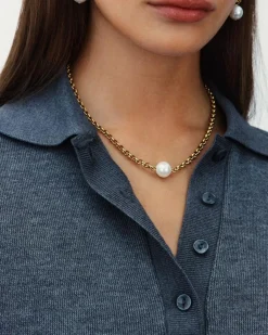 Lexie Halskæde, Gold Plated, 42-45 cm